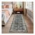 LuxFocus 60x230cm Washable Non-Slip Hallway Runner Rug Grey
