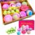 Luxury Bath Bomb Gift Set for Women 9 Vegan Bath Bombs & Grape Soap Sensitive Skin Safe, Non-Toxic Christmas, Birthday Spa Gifts