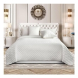 Luxury Quilted 3-Piece Bedspread Set, All-Season, Reversible