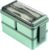 Lychico Lunch Box, 1400ml Bento Box with Spoon Fork, Stackable 2 Layer 3 Compartments Leak Proof Japanese Lunch Box, Meal Prep Container Box for Adults Kids Students Office Microwave Dishwasher Safe
