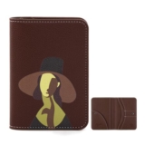 Lychii Slim Passport Holder with RFID Blocking, PU Leather