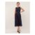 Lydia Sleeveless Lace Midi Dress Blue