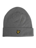 Lyle & Scott Mens Cotton Merino Beanie, Grey – sold by Standout