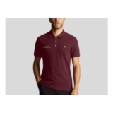 Lyle and Scott Ordinate Print Plain Polo Shirt