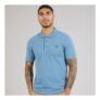 Lyle and Scott Vintage Lyle and Scott Vintage Mens Plain Polo Shirt Ocean Sky