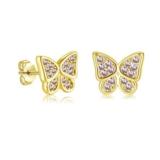 Lynizo 925 Sterling Silver Stud Earrings