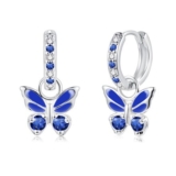 Lynizo Drop Earrings, 925 Sterling Silver for Women