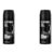 Lynx Black Deodorant Bodyspray for Men 150ml (2-Pack)