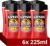 Lynx Sunset Fresh 3-in-1 Body Wash Mens Hair, Face and Body Cleanser 6×225 ml (£6.78 / £6.07 with S&S)