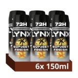 Lynx Sunset Fresh. 6 x 150ml antiperspirant