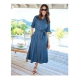 Lyocell Midi Dress
