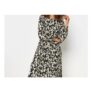M& Co Black Animal Print Smock Dress