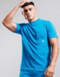 MA.Strum Pique Pocket T-Shirt Vallarta Blue – Size Small