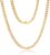 MAIBAOTA Mens Cuban Chain Necklace 2026 Fathers Gifts with Card for Dad Husband Silver Gold Black Stainless Steel Mens Necklaces Jewellery 3/6/9mm Width 46/51cm Length