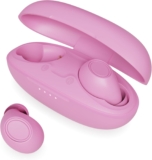 MAJORITY Biodegradable Wireless Earbuds, Bluetooth Earphones 5.3, 30H Playtime Eco-Friendly Ear Buds With Fast Charging Case, Stereo Sound, Built-In Mic & In-Ear Headphones Tru Bio (Pink)