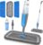 MANGOTIME Spray Mop Microfiber Wood Floor Mops for Cleaning Floors Lightweight Wet Dry Flat Mop with Refillable Bottle & 3pcs Washable Pads for Househould Commercial Wood Laminate Vinyl Tile