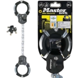 MASTER LOCK Police Approved Bike Lock and E-Scooter Cuff Lock, 4 Keys, 550 x 110 x 25 mm