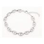MAUDELLA Stainless Steel Oval Link Chain Bracelet