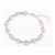 MAUDELLA Stainless Steel Oval Link Chain Bracelet