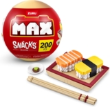 MAX Premium Snacks Building Bricks (Sushi) Novelty Unboxing Toy Collectible Minis by ZURU