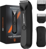 MAXGROOM Manscape Body Hair Trimmer Men, Electric Razor for Pubic Hair