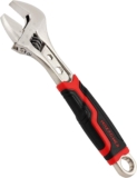 MAXPOWER 8/200mm Adjustable Wrench with Soft Grip Handle, Extra Wide Adjustable Spanner Wrench with MAX Opening Capacity 30mm