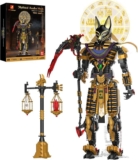 MBricklayer Anubis Mythical Brick Building Set, Light Up Halo, 3845 PCS, 66cm High, Sold by JMBricklayer / FBA