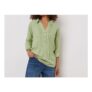 M&Co Sage Green Pintuck Detail Linen Shirt