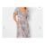 M&Co White Tile Print Button through Midi Dress