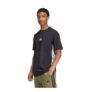 MEDIUM Adidas Mens Essential Three Stripes Single Jersey TEE
