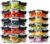 MEETOZ 10 Pack Glass Meal Prep Food Containers – Black / Colourful – Prime Price – Sold by yubb / FBA
