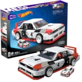 MEGA Hot Wheels Collectible Car Building Toy, Audi 90 Quattro IMSA GTO with 973 Pieces and Die-Cast Model