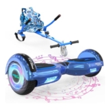 MEGA MOTION Hoverboard Go Kart, Hoverboards with Hoverkart for Kids,