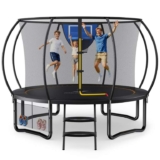MERACH Trampoline 10ft, Outdoor Large Trampolines with Safety Net & Basket Ball Sold and fulfilled by MERACH DIRECT EU
