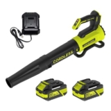 MICWELL Cordless Leaf Blower with 2x 4.0Ah Batteries & Charger