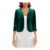 MINTLIMIT Velvet 3/4 Ruched Sleeve Open Front Cardigan