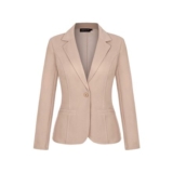 MINTLIMIT Womens Casual Work Blazer with Pockets, Khaki 2XL