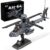 MISINI AH-64 Apache Longbow Attack Helicopter Building Blocks Set, 1,383 Pieces – Sold by Happy Building / FBA