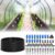 MIXC 65FT Quick-Connect Drip Irrigation System Kit, Automatic Garden Watering System with 1/4 Fast-Lock Tubing – Adjustable Nozzles for Garden, Greenhouse, Lawn, Potted Plants