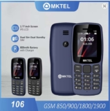 MKTEL 106 Feature Phone 1.77 Display 800mAh Battery Dual SIM Dual Standby Strong Torch MP3 MP4 FM Radio Bluetooth GPRS(£8.27 Welcome price)