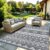 MOKANI Outdoor Rug for Patio Waterproof, Reversible Garden Rugs 120×180 cm – Sold by Mokani Store / FBA