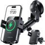 MOKPR Car Phone Holder Wireless Charger, 15W Wireless Car Charger Auto Clamping, Car Phone Holder – Sold by Star map / FBA
