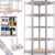 MONZANA Heavy Duty Corner Shelf 180x70x40cm Galvanized 875kg