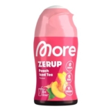 MORE Zerup Zero-Calorie Syrup with Real Fruit Extracts, Peach Tea