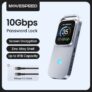 MOVESPEED AC10 Portable SSD Enclosure 10Gbps, 100W PD, Smart Display, 8TB Support w/code MOVESPEED Official Store