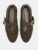 M&S Buckle Flat Mary Jane Ballet Pumps, Olive – Free C&C