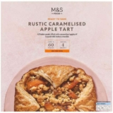 M&S Ready to Bake Caramelised Apple Tart Frozen 400g