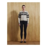 M&S Striped Collared Slim Fit Knitted Jacket