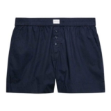 M&S Womens Pure Cotton Pyjama Short,10, Navy