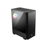 MSI MAG FORGE 110R Mid-Tower PC Case – ATX, Micro-ATX & Mini-ITX Capacity, Magnetic Dust Filter, USB 3.2 Gen 1 Type-A Ports